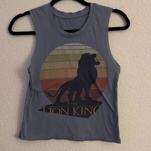 Disney The Lion King Blue Tank Top